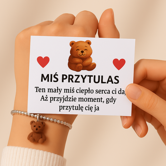 Bransoletka "Miś Przytulas"
