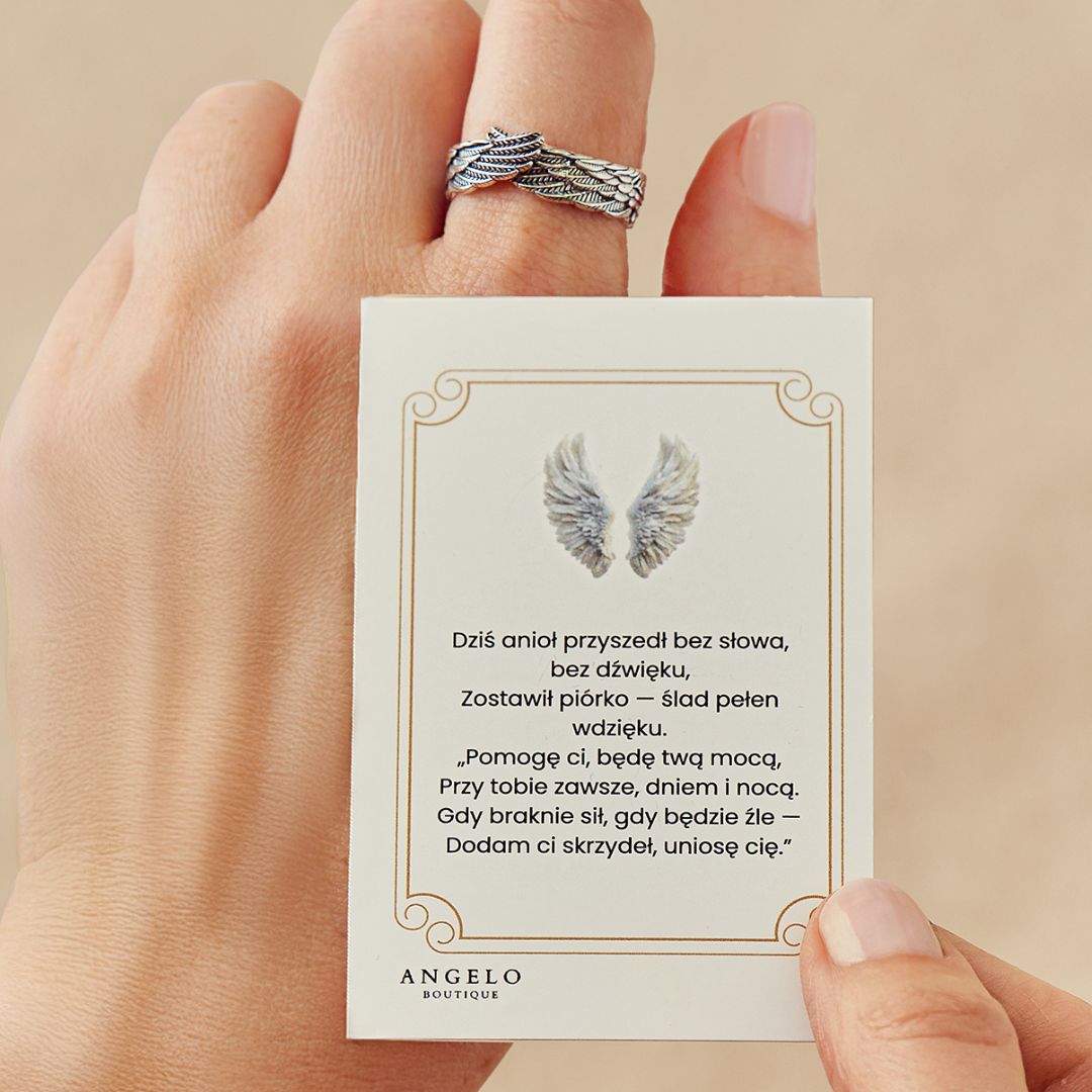 Pierścionek "Pióro Anioła"